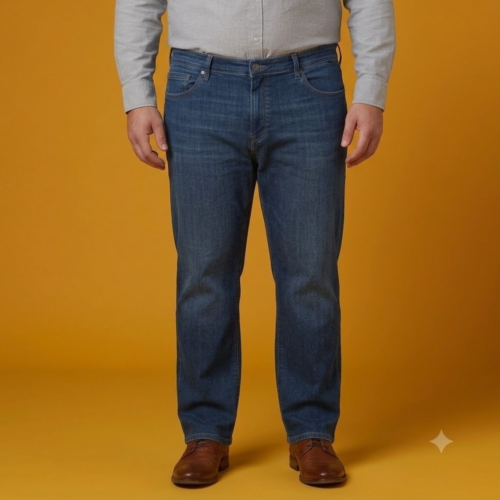 Mavi Jeans Men's 42x30 Blue Denim Classic Straight Regular Fit